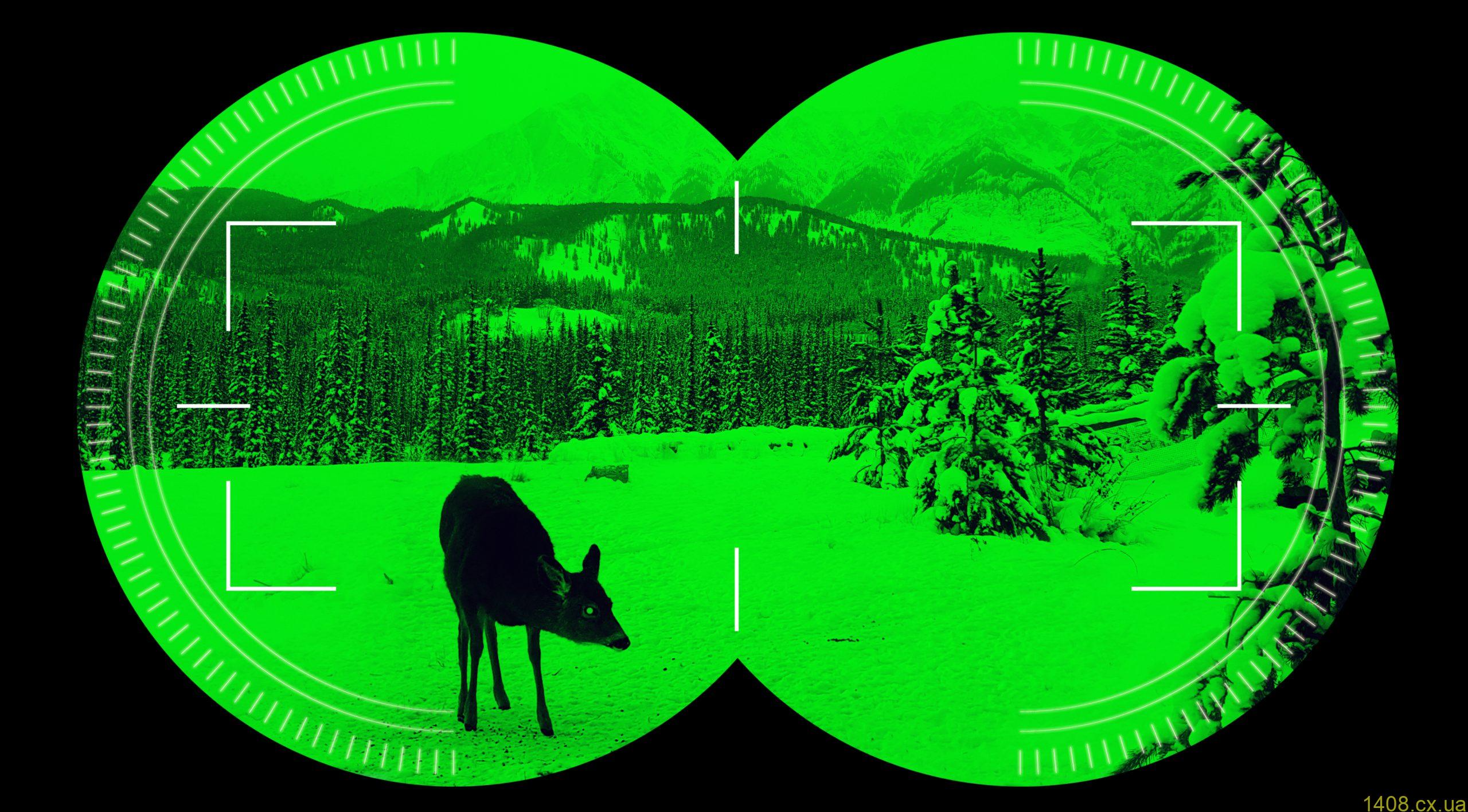 Переваги прицілу нічного бачення для полювання
